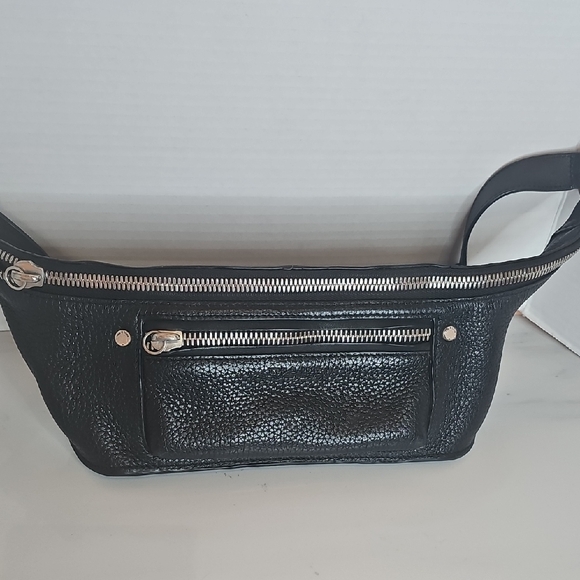 Rag & Bone Black Crossbody Bag with Silver Accents - Picture 1 of 16